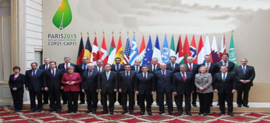 Staats-und Regierungschefs aus 140 Ländern trafen sich zur 21. UN-Klimakonferenz 