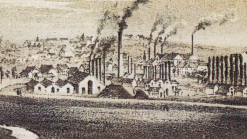 Industriealisierung in Neunkirchen um 1850
