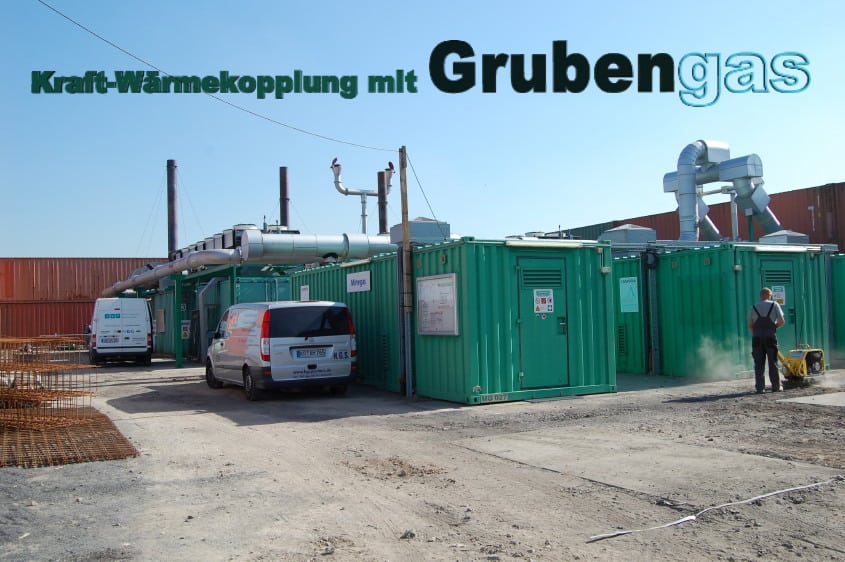 124 Grubengas-Blockheizkraftwerke in Betrieb