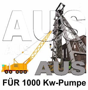 Aus für 1000 KW Pumpe