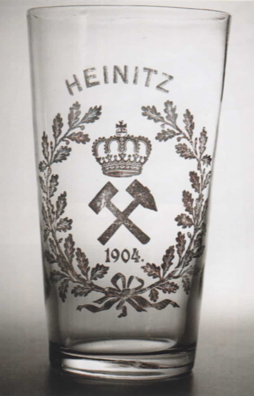 Trinkgals saarländisches Bergfestglas von 1904 im DBM