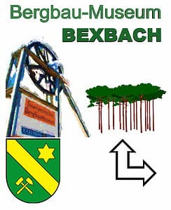 seilscheibe vor dem bergbau-museum bexbach