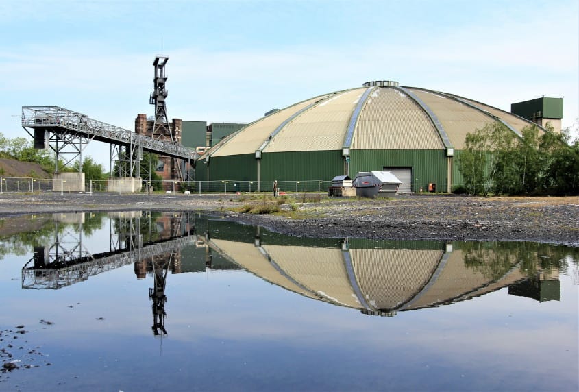 Rohkohlenvergleichmäßigungshalle