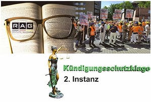 RAG-Kündigung. Zweite Instanz.