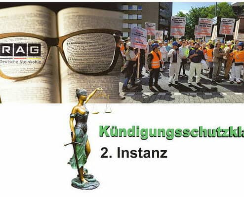 RAG-Kündigung. Zweite Instanz.