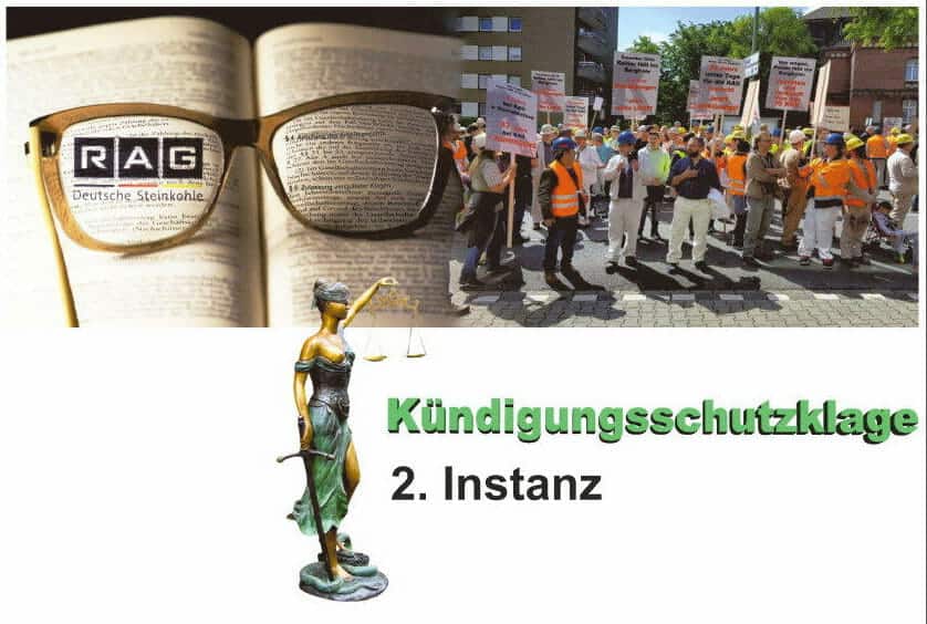 RAG-Kündigung. Zweite Instanz.