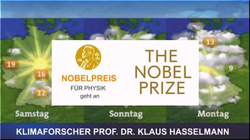 Physik-Nobelpreis für Prof. Dr. Klaus Hasselmann
