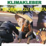 Klimakleber machen sich immer mehr Feinde