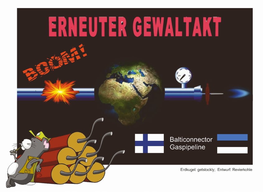 erneuter Gas-Pipeline-Sabotageakt
