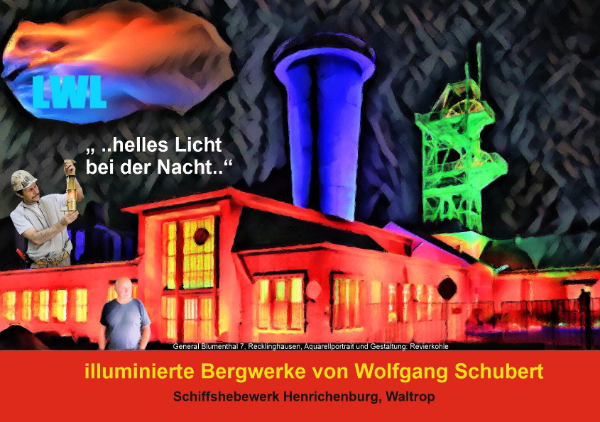 Helles Licht bei der Nacht